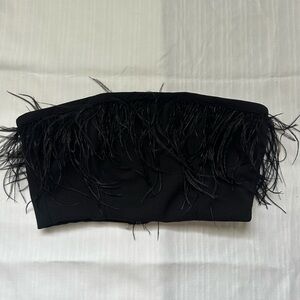 feather tube top